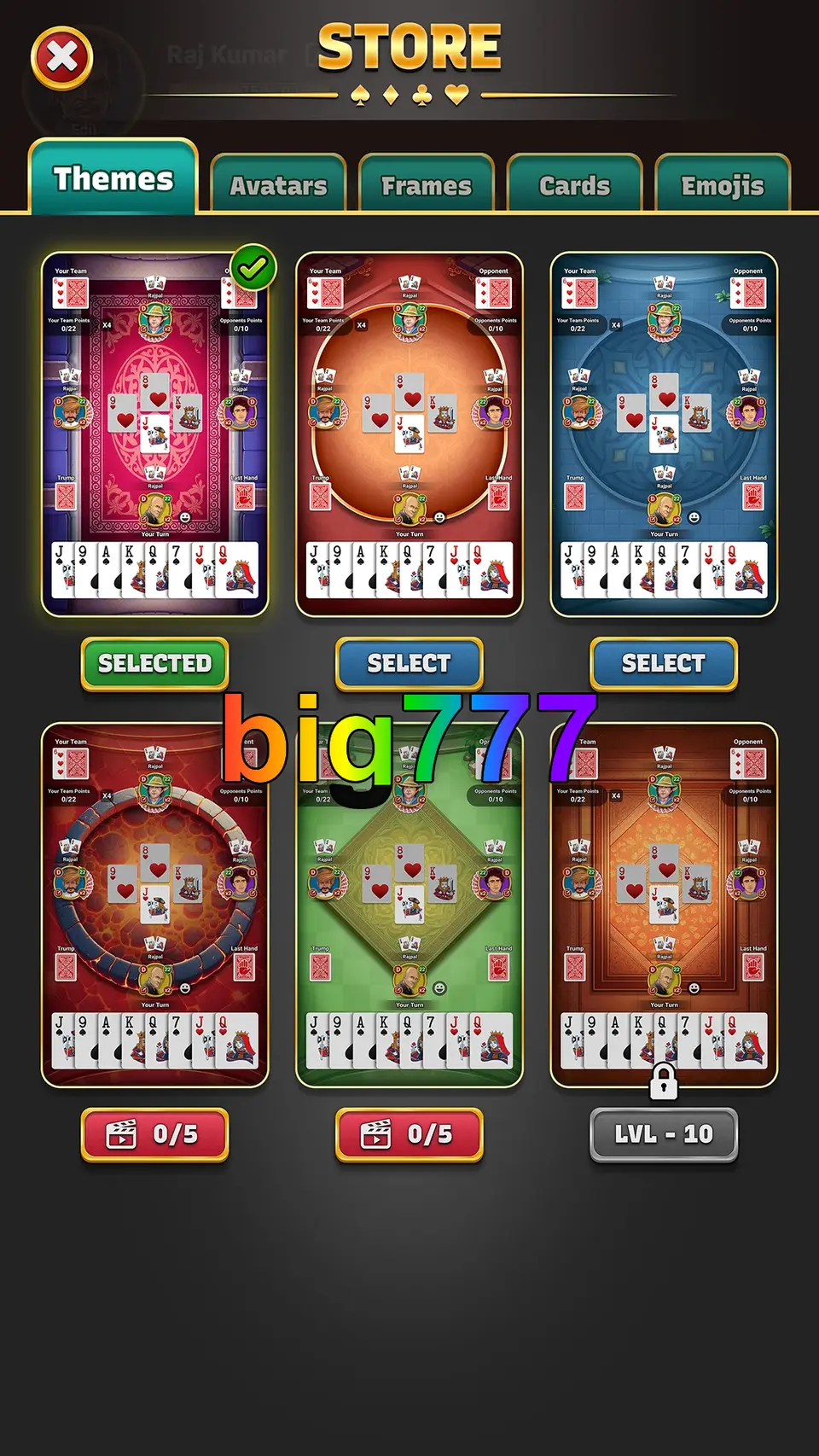 big777 Tangkapan Layar - APK Resmi